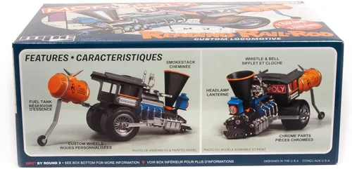 Miniatura 2 de MPC Monopoly Locomotora personalizada 1:25 escala modelo kit, color de fábrica