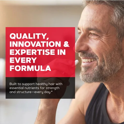 Miniatura 7 de GNC Suplemento para el cabello ultra nutritivo para hombres, apoya el cabello fuerte y saludable, 120 cápsulas