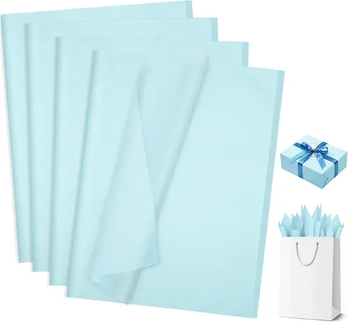 Miniatura 8 de woric 160 hojas de papel de seda rosa para bolsas de regalo de 20 x 14 pulgadas, papel de seda de envoltura a granel para manualidades