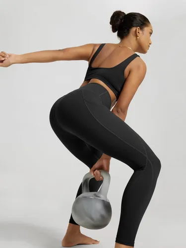Miniatura 4 de ODODOS - Leggings de yoga de cintura alta para mujer con bolsillos, pantalones de yoga deportivos con control de abdomen, no se transparentan