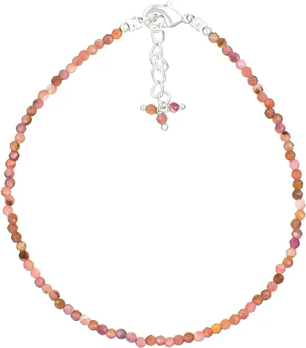 Miniatura 27 de TGH Pulsera de cuentas naturales con piedras preciosas microfacetadas, joyería para ella, cristales curativos energéticos de piedra natal, cadena