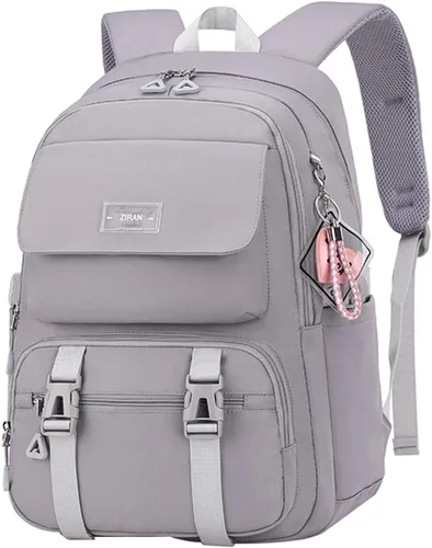 Miniatura 11 de JiaYou Mochila Casual para Adolescentes, Niñas, Mochila para la Escuela Secundaria, Mochila Diaria, para Mujeres, Bolsa de Viaje para Portátil, 1#