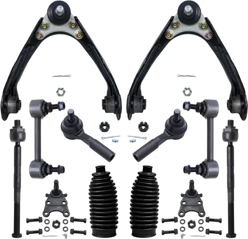 Miniatura 34 de Detroit Axle - Kit de suspensión delantera de 12 piezas para Mercury Grand Marquis Ford Crown Victoria Town Car 2003-2011, 2 brazos de control