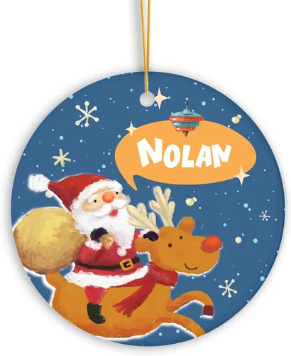 Miniatura 13 de Adorno de muñeco de nieve personalizado, muñeco de nieve de Papá Noel, adorno de Navidad con nombre personalizado, lindo adorno de muñeco de nieve
