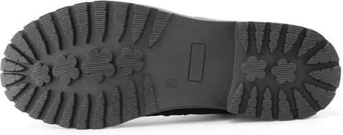 Miniatura 4 de Hawkwell Botines de tacón bajo con cremallera de piel de ante para mujer