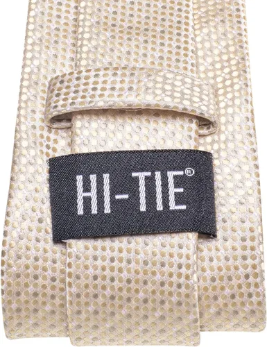Miniatura 147 de Hi-Tie Corbata clásica de cachemira para hombre con pañuelo y gemelos a cuadros