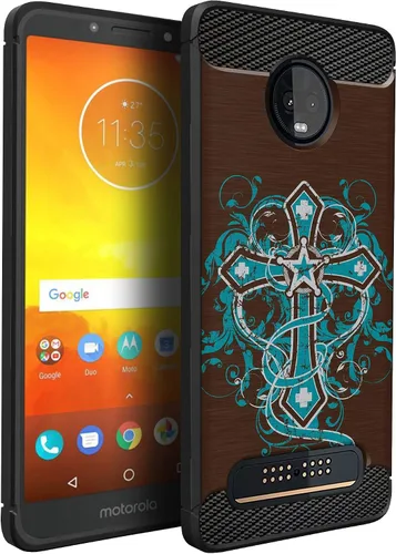 Miniatura 17 de CasesOnDeck Funda compatible con [Motorola Moto Z3 Play Moto Z3] Moto Z3 Design, funda delgada negra flexible y elegante protección contra golpes