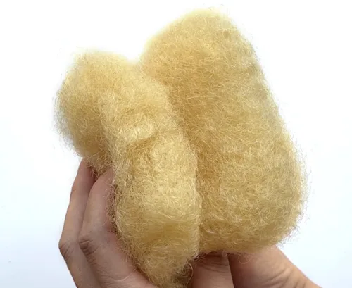 Miniatura 3 de Cabello humano afro apretado a granel para extensiones de rastas, 100% cabello humano, 4.23 onzas, 4 paquetes de 8 pulgadas de largo, extensiones
