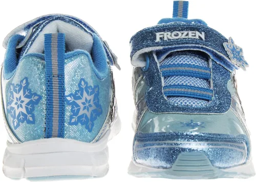 Miniatura 2 de Disney Zapatillas de deporte Frozen para niñas sin cordones con luz para correr bebéniña pequeña Púrpura tornasol