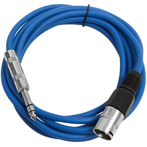 Miniatura 15 de Seismic Audio - SATRXL-M2 - Cable de conexión XLR negro de 2 pies macho a 1/4" TRS