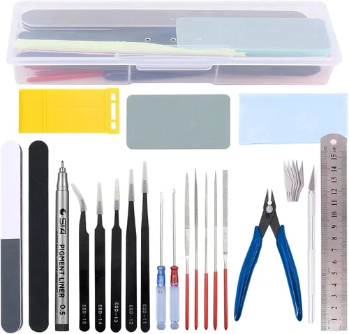 Miniatura 5 de Kit de herramientas de modelo Gundam, kit de herramientas Gunpla, Gundam Modeler, herramientas básicas para Gundam Bandai Hobby Building Assembly