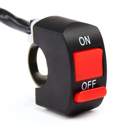 Miniatura 2 de ANKIA - Interruptor de palanca para manillar de motocicleta, interruptor de botón para motocicleta, ATV, motocicleta, motocicleta, bocina, señal