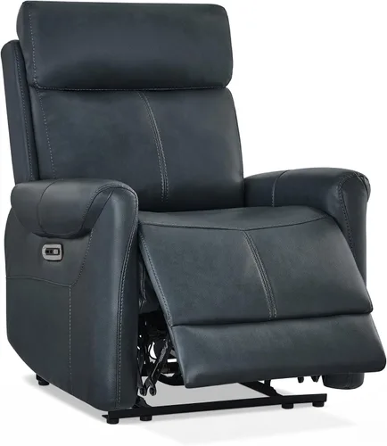 Miniatura 19 de KISLOT Silla reclinable de cuero para adultos, abrazador de pared, RV reclinable con puertos de carga USB, sofá reclinable de energía eléctrica
