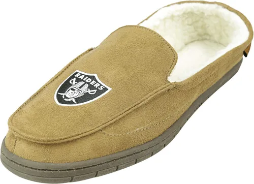 Miniatura 67 de FOCO Mens NFL Team Logo Moccasin Slippers Beige