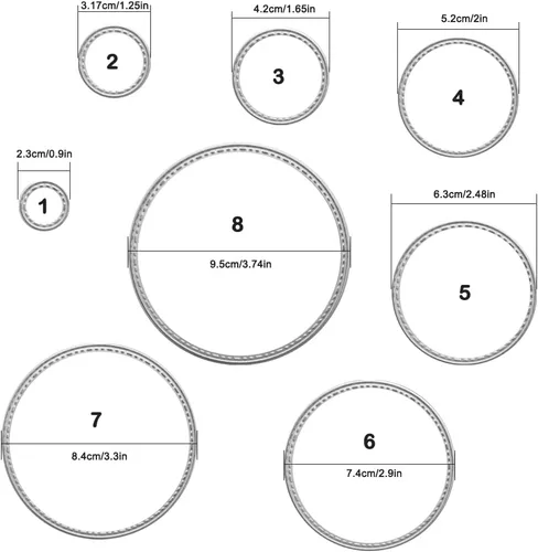 Miniatura 3 de 3 juegos de troqueles de corte de metal, herramientas de plantilla de corte FineGood DIY para hacer tarjetas, álbumes de recortes, decoración