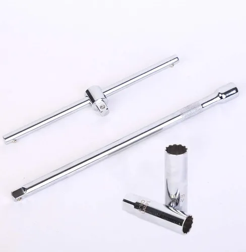 Miniatura 2 de OSOF - Kit de extensión de llave de torsión de 10 pulgadas y 9.8 in de pared delgada de 12 puntos, juego de unidad cuadrada de 3/8 pulgadas + llave