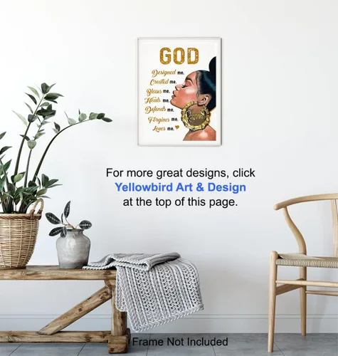Miniatura 6 de Arte afroamericano - Arte negro - decoración de pared religiosa espiritual - mujeres negras - Regalos cristianos de inspiración para mujeres