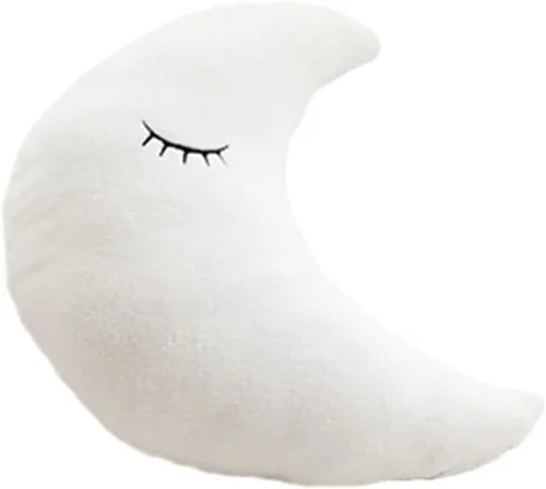 Miniatura 9 de Almohada de estrella con diseño de luna, nube, decoración de habitación fresca, cojín para cama