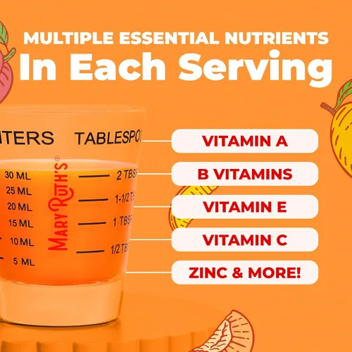 Miniatura 5 de MaryRuth Organics Multivitamínico líquido+crecimiento del cabello Biotina 10000mcg Suplemento para el crecimiento del cabello Lustriva