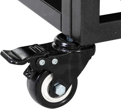 Miniatura 8 de Jaula de perro resistente de 52 pulgadas, jaula grande para perros, perreras y jaulas de metal fuerte para perros grandes con 4 ruedas con cerradura