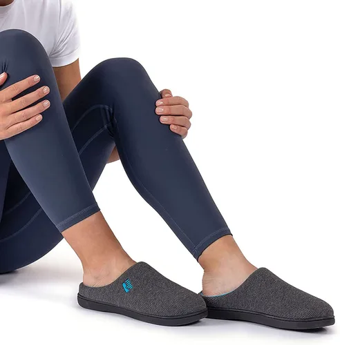 Miniatura 5 de RockDove Pantuflas originales de espuma viscoelástica bicolor para mujer, 5-12