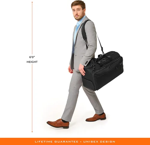 Miniatura 20 de Briggs & Riley, Negro, bolsa de lona para ropa de 22 pulgadas, Negro -, Bolsa de lona para ropa