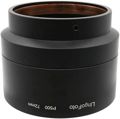 Miniatura 4 de Tubo adaptador de metal de 2.835 in para Nikon Coolpix P500, tubo adaptador de filtro negro