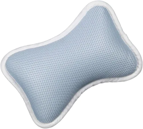Miniatura 3 de SUPVOX Almohada de bañera con ventosas antideslizantes para soporte de cuello y hombro, se adapta a bañeras ovaladas y rectas, cojín de spa y baño