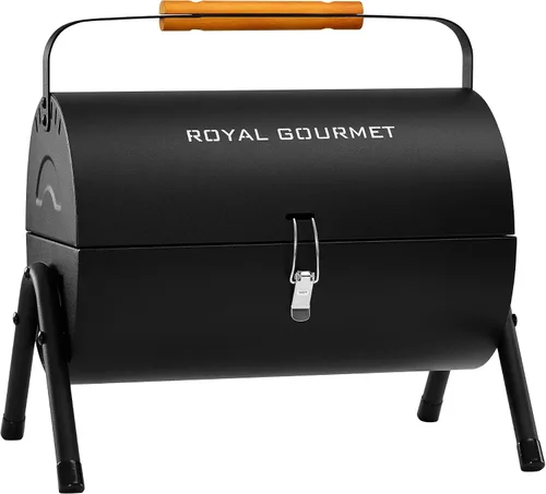 Miniatura 12 de Royal Gourmet CC1015B - Parrilla de carbón portátil, área de cocción de 147 pulgadas cuadradas, con cuatro rejillas de ventilación, hebilla