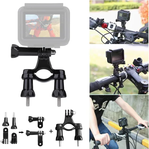 Miniatura 4 de Accesorios de cámara de acción 20 en 1 para GoPro Hero 13 12 11 10 9 8 Max 7 6 5 4 Negro GoPro 2018 Sesión Fusión Plata Blanco Insta360 DJI SJCAM