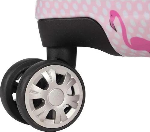 Miniatura 7 de Betsey Johnson Maleta rígida de equipaje de 3 piezas con ruedas giratorias 20 pulgadas 26 pulgadas 30 pulgadas talla única puntal flamenco Puntal