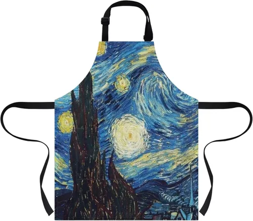 Miniatura 29 de doginthehole Delantal para niños con bolsillo para niños y niñas, delantales de chef ajustables con 2 bolsillos para cocinar, pintar