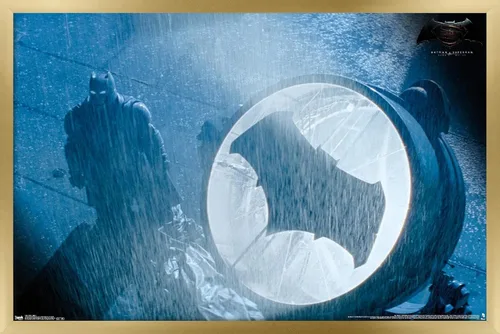 Miniatura 15 de Trends International Película DC Comics – Batman v Superman – Póster de pared de señal, 14.725 x 22.375 pulgadas, versión enmarcada de madera