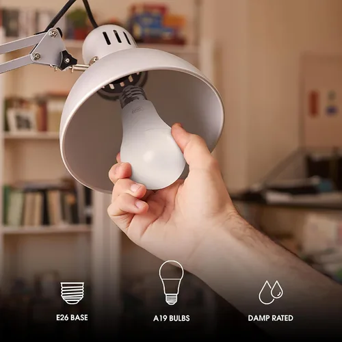 Miniatura 8 de Feit Electric Bombillas LED A19 equivalentes a 100 W, regulables, blanco brillante de 3000 K, 1600 lúmenes, vida útil de 22 años, base E26, CRI 90