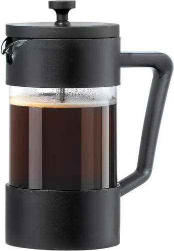 Miniatura 10 de Oggi Cafetera de prensa francesa de vidrio borosilicato (20 oz): capacidad para 5 tazas, prensa de café, cafetera de una sola porción, tapa y émbolo