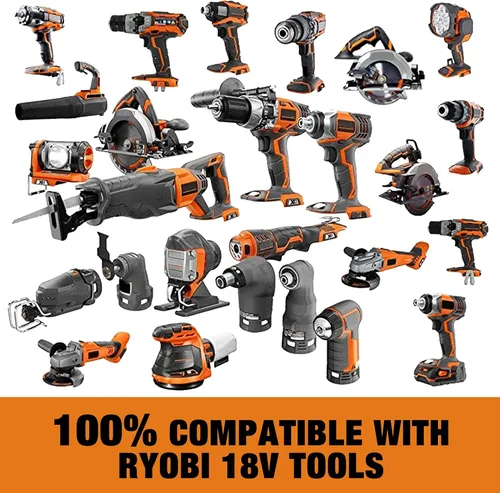 Miniatura 5 de DSANKE R840085 - Batería de iones de litio de 18 V y 6.0 Ah de repuesto para batería RIDGID 18V R840087 R840083 R840084 R840086 AC840085 AC840087P