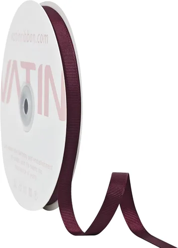 Miniatura 244 de Vatin - Rollo de cinta de grogrén, rollos de 25-50 yardas, perfecto para decoración de bodas, coronas, baby showers, envolturas de paquete de regalo