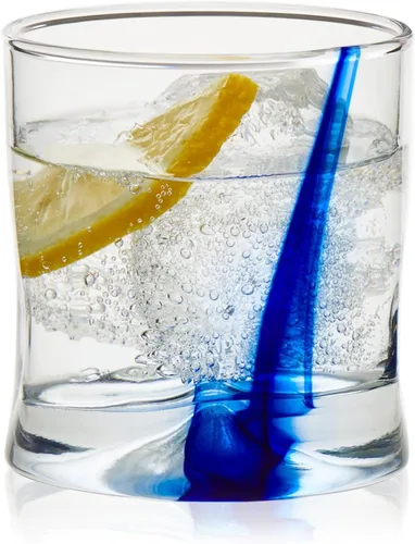 Miniatura 10 de Libbey Ascent Black Ribbon Rocks Vasos, 13 onzas, juego de 8