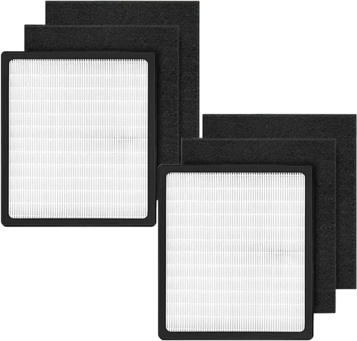 Miniatura 9 de Filtros HEPA B compatibles con purificadores de aire Idylis AC-2125, AC-2126, IAP-10-125, IAPC-40-140, IAP-10-150, IAP-10-050, modelo #IAF-H-100B, 2