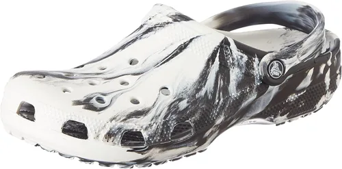 Miniatura 110 de Zuecos Crocs clásicos con diseño de teñido anudado marmoleado para mujer