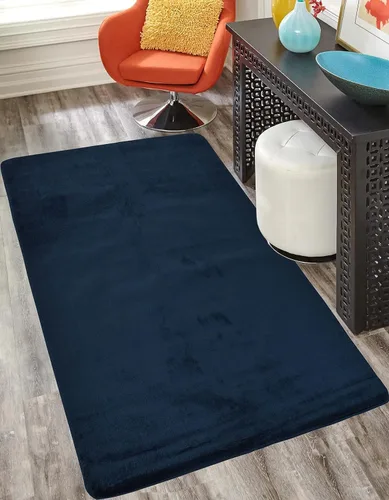 Miniatura 13 de RugStylesOnline Euro Collection - Alfombras de color sólido con parte trasera de goma antideslizante, lavable a máquina, más opciones de color Gris