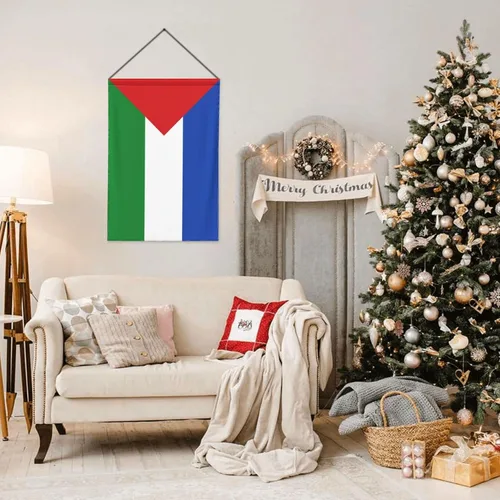 Miniatura 4 de Bandera de la Provincia de Guanacaste de doble cara de 28 x 40 pulgadas, banderas de bienvenida para exteriores, patio, césped, bandera decorativa