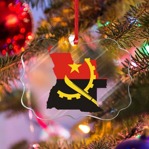 Miniatura 10 de Bandera de Albania, silueta de árbol, adorno de decoración de árbol de Navidad, bandera nacional, recuerdo de árbol de Navidad, recuerdo de Albania
