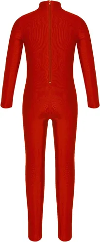 Miniatura 10 de Body de manga larga para niños y niñas, con cuello alto, cuerpo completo, leotardo de gimnasia