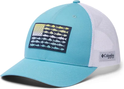 Miniatura 110 de Columbia - Gorra de malla con bandera con árboles unisex para adultos, corona alta