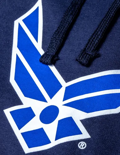 Miniatura 6 de Ann Arbor T-shirt Co. Sudadera con capucha para el ejército de los Estados Unidos, First Responder de la Fuerza Aérea del Ejército