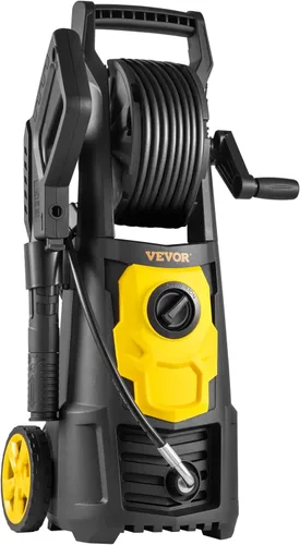 Miniatura 8 de VEVOR Lavadora a presión eléctrica, 2000 PSI, máx. 1.76 GPM Lavadora a presión con manguera de 30 pies, 5 boquillas de conexión rápida, cañón