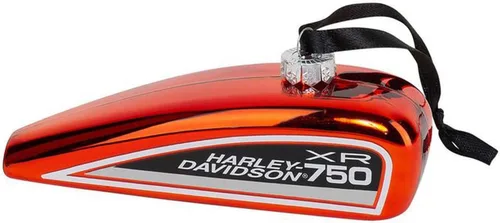 Miniatura 2 de Harley-Davidson XR-750 - Adorno colgante de cristal para árbol de Navidad