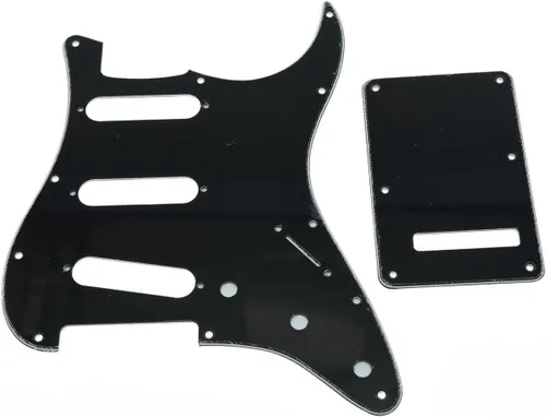 Miniatura 9 de KAISH - Golpeador de 11 agujeros estilo ST/Strat SSS con placa trasera ST y cubierta de trémolo para Stratocaster de EE. UU./México/Strat en perla
