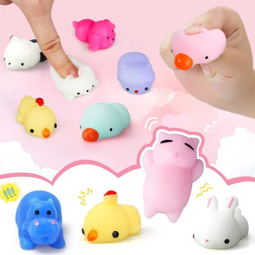 Miniatura 3 de 24 huevos de Pascua rellenos de juguetes esponjosos, rellenos de cesta de Pascua para niños y niñas, relleno de huevos de Pascua de plástico, cosas